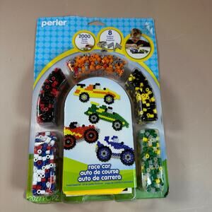 Perler Beads Race Car Set NEW 2000 Beads 8 Projects